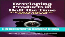 New Book Developing Products in Half the Time: New Rules, New Tools