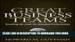 New Book Great Business Teams: Cracking the Code for Standout Performance