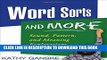 Collection Book Word Sorts and More: Sound, Pattern, and Meaning Explorations K-3 (Solving