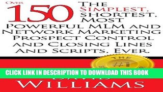 New Book The Simplest, Shortest, Most Powerful MLM and Network Marketing Prospect Control and