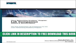 New Book Cisco Networking Academy Program: Lab Companion, Volume II (2nd Edition)