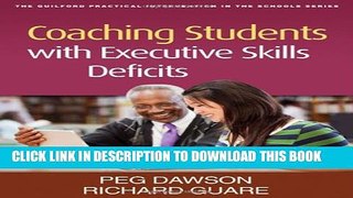New Book Coaching Students with Executive Skills Deficits (Guilford Practical Intervention in