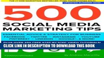 Collection Book 500 Social Media Marketing Tips: Essential Advice, Hints and Strategy for