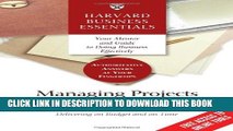 New Book Harvard Business Essentials Managing Projects Large and Small: The Fundamental Skills for