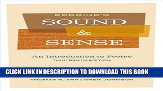 Collection Book Perrine s Sound and Sense: An Introduction to Poetry