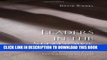 Collection Book Leaders in the Shadows: The Leadership Qualities of Municipal Chief Administrative