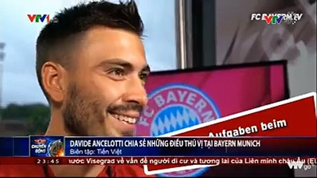 Đêm nay Bayern Munich đá trận mở màn, HLV Ancelotti tất nhiên muốn có sự khởi đầu hoàn hảo nhất, và trong quá trình chuẩn bị vị HLV này nhận được sự hỗ trợ từ chính con trai của ông.