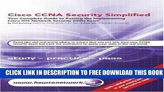 New Book Cisco CCNA Security Simplified