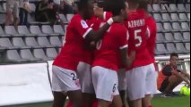 But de Marocain Rachid Alioui - Nîmes Olympique 1-0 Amiens SC (26.8.2016) - Ligue 2