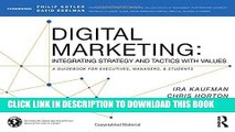 Collection Book Digital Marketing: Integrating Strategy and Tactics with Values, A Guidebook for