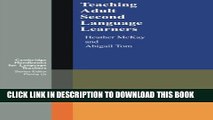 Collection Book Teaching Adult Second Language Learners (Cambridge Handbooks for Language Teachers)