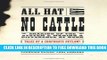 New Book All Hat And No Cattle: Tales Of A Corporate Outlaw