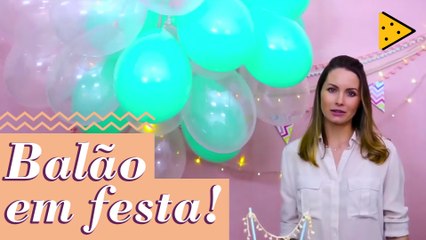 DIFERENTES MANEIRAS DE UTILIZAR BALÕES EM FESTAS INFANTIS