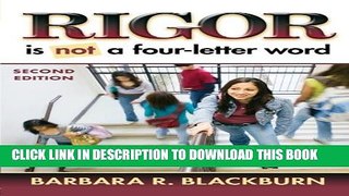 Collection Book Rigor Is NOT a Four-Letter Word