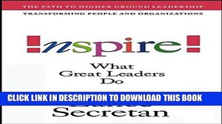 New Book Inspire! What Great Leaders Do