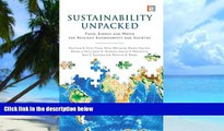 Must Have  Sustainability Unpacked: Food, Energy and Water for Resilient Environments and