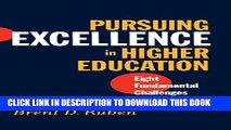 New Book Pursuing Excellence in Higher Education: Eight Fundamental Challenges