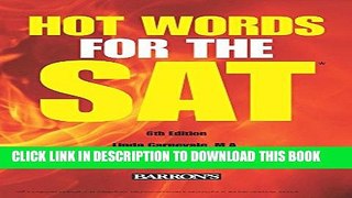 Collection Book Hot Words for the SAT ED, 6th Edition (Barron s Hot Words for the SAT)