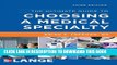 New Book The Ultimate Guide to Choosing a Medical Specialty, Third Edition