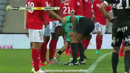 1-1 Emmanuel Bourgaud Goal HD - Nimes vs Amiens 26.08.2016 HD