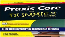 Collection Book Praxis Core For Dummies, with Online Practice Tests