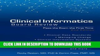 New Book Clinical Informatics Board Review: Pass the Exam the First Time