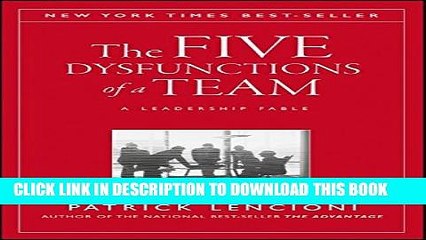 Collection Book The Five Dysfunctions of a Team: A Leadership Fable