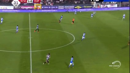 David Pollet GOAL -  Charleroi	2-0	Eupen 26.08.2016
