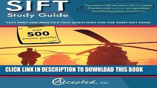 Collection Book SIFT Study Guide: Test Prep and Practice Questions for the Army SIFT Exam