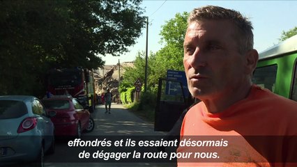Séisme en Italie: les routes bloquées ralentissent les secours