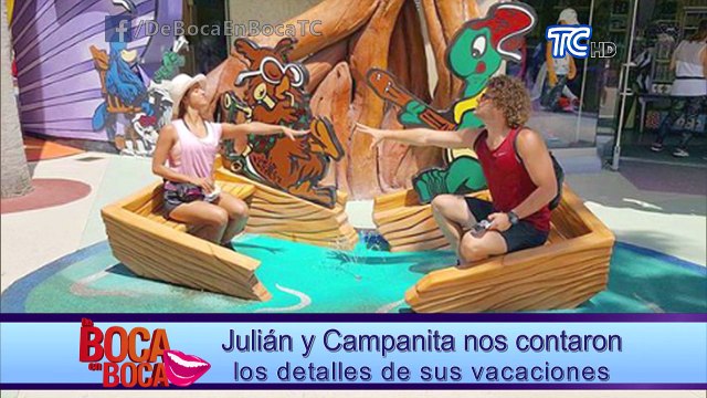 Julián y Campanita nos contaron los detalles de sus vacaciones