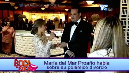 María del Mar Proaño revela detalles de su divorcio