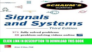 Collection Book Schaum s Outline of Signals and Systems, 3rd Edition (Schaum s Outlines)