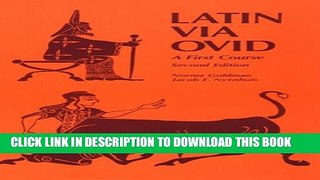 New Book Latin Via Ovid: A First Course Second Edition