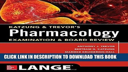 New Book Katzung   Trevor s Pharmacology Examination and Board Review,11th Edition (Katzung