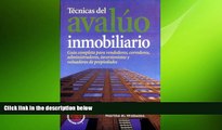 READ book  TÃ©cnicas del avalÃºo inmobiliario: guÃ­a completa para vendedores, inversionistas y
