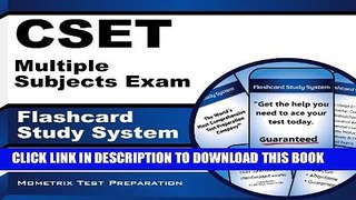 New Book CSET Multiple Subjects Exam Flashcard Study System: CSET Test Practice Questions   Review