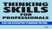 New Book Thinking Skills for Professionals