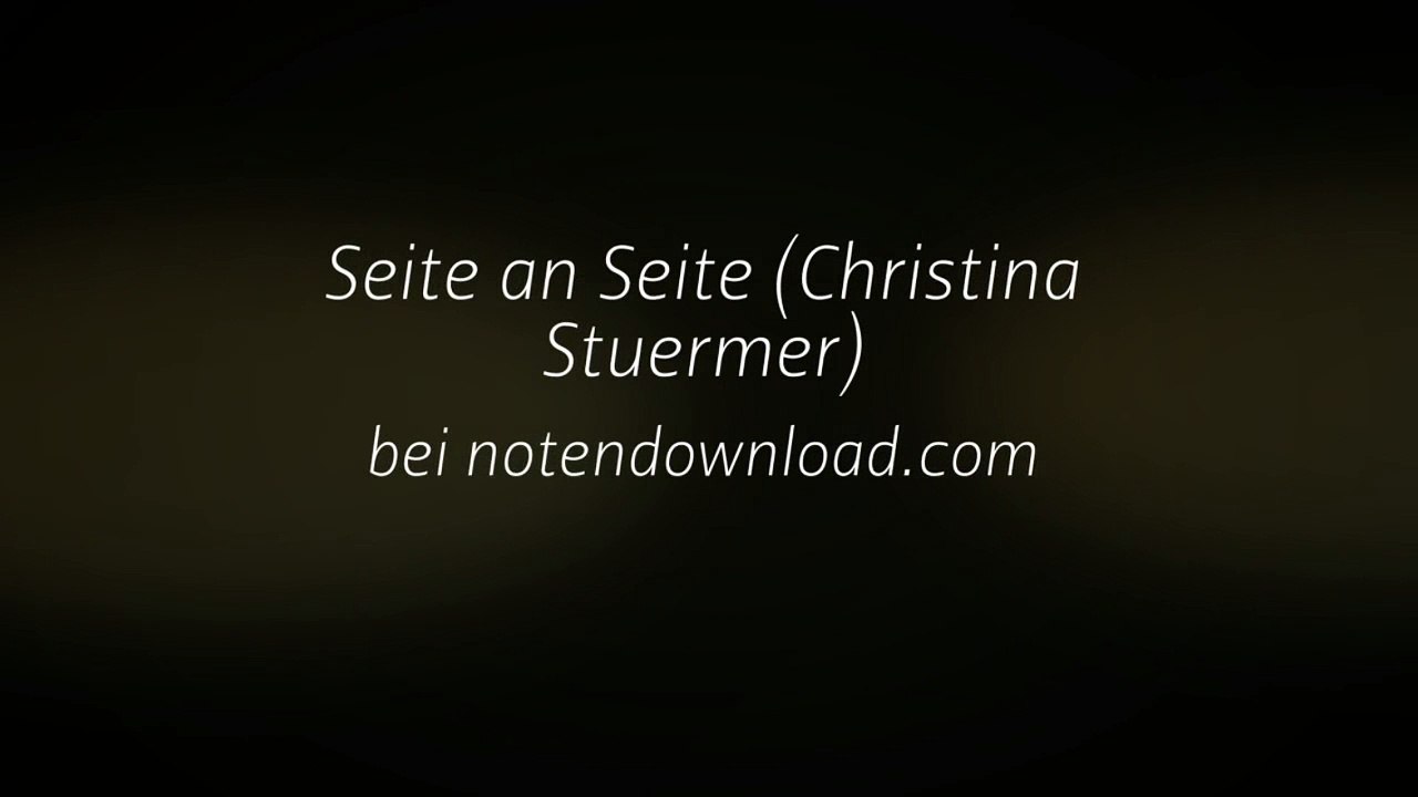 Noten bei notendownload - Seite an Seite (Christina Stuermer)