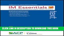 New Book IM Essentials Text (ACP, IM Essentials Text)