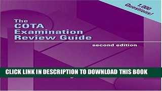 New Book The COTA Examination Review Guide (Book with CD-ROM)