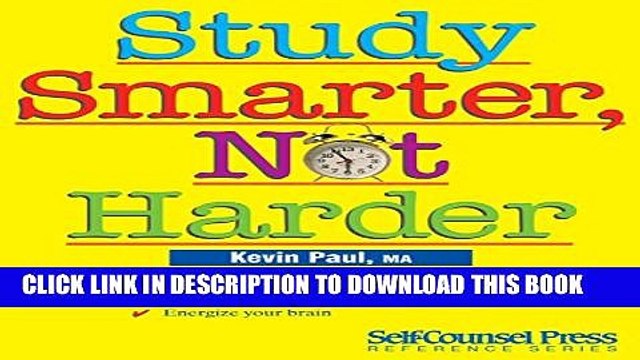 New Book Study Smarter, Not Harder (Reference Series)