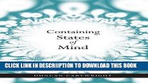 [PDF] Containing States of Mind: Exploring Bion s Container Model in Psychoanalytic Psychotherapy