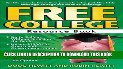 New Book Free College Resource Book: Inside Secrets from Two Parents Who Put Five Kids through