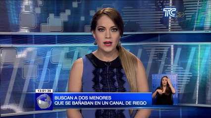 Buscan el cuerpo de dos menores que se bañaban en un canal de riego