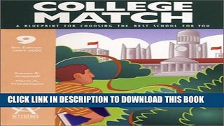 New Book College Match: A Blueprint for Choosing the Best School for You