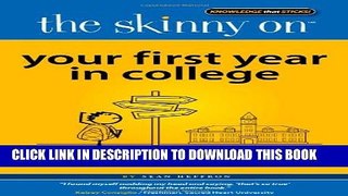 Collection Book The Skinny on Your First Year in College