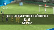J4 - Pau FC - Quevilly-Rouen Métropole (2-2), le résumé