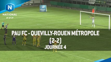 J4 - Pau FC - Quevilly-Rouen Métropole (2-2), le résumé