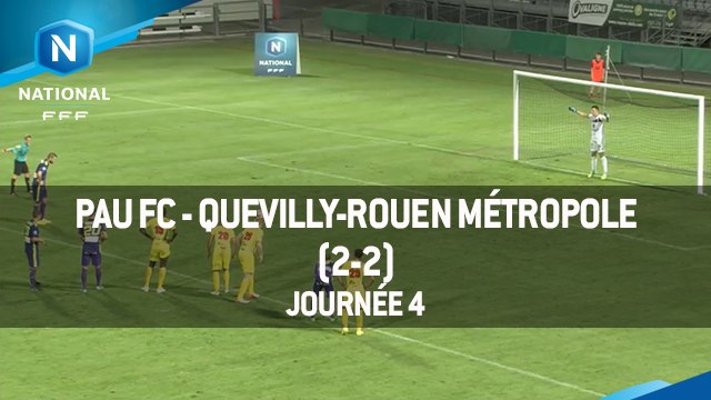 J4 - Pau FC - Quevilly-Rouen Métropole (2-2), le résumé
